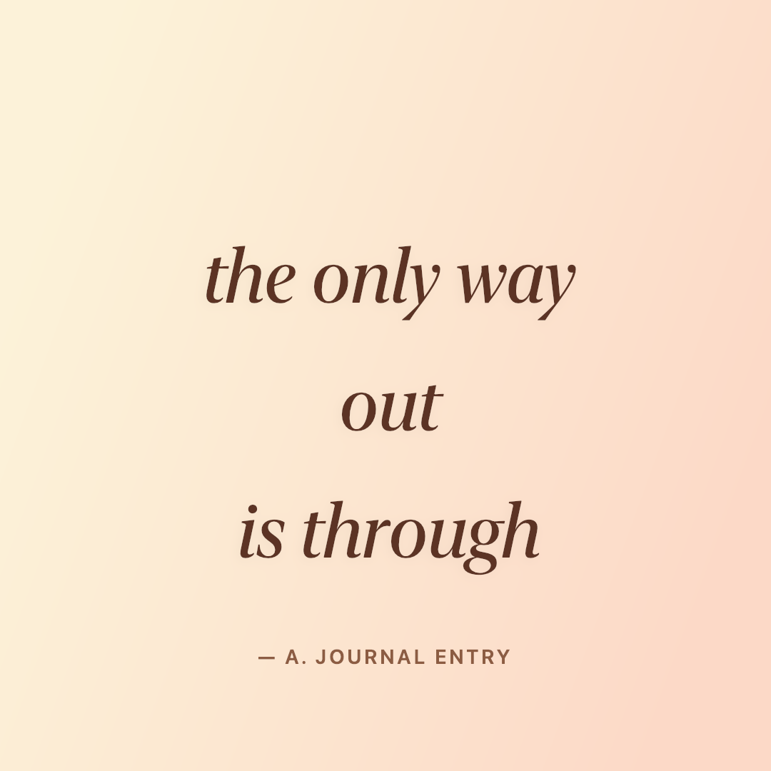Instagram quote post on pastel gradient
